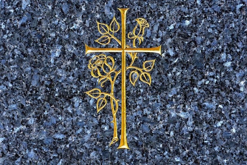 Granite Slab – Black Galaxy, Polished
