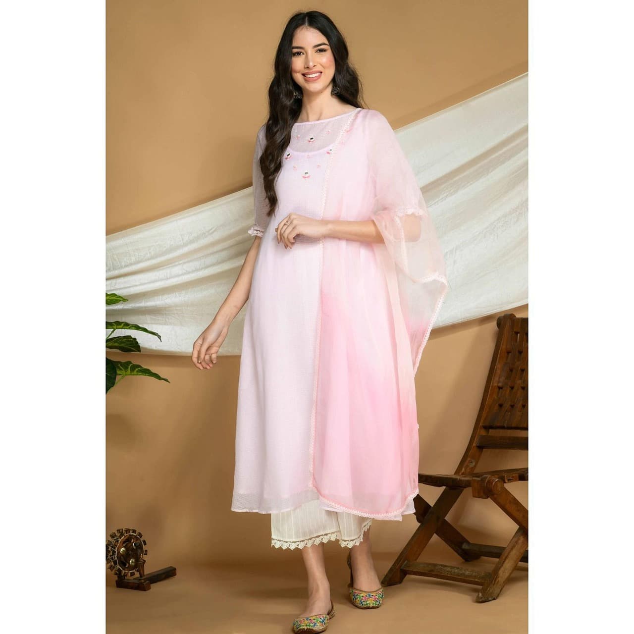 Women's Kurti – Georgette, Straight